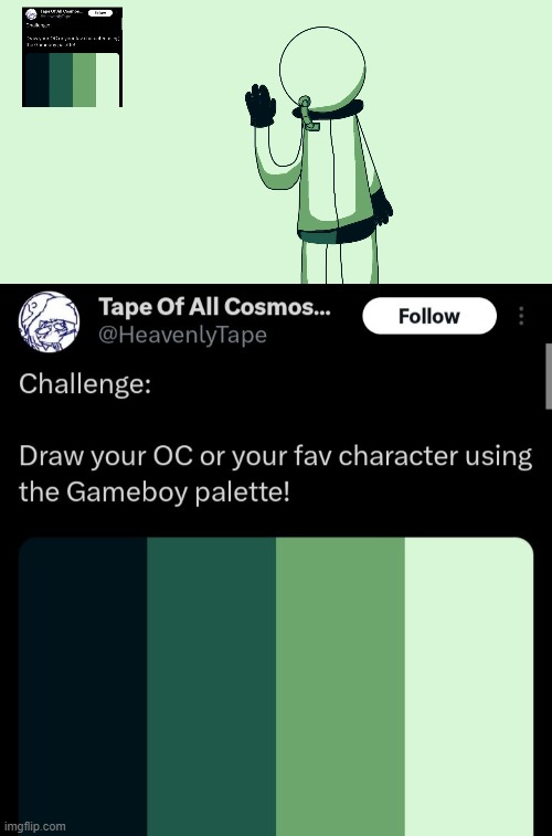 If you know this character, your a legend | image tagged in multi medium,gameboy,comfort,art challenge | made w/ Imgflip meme maker