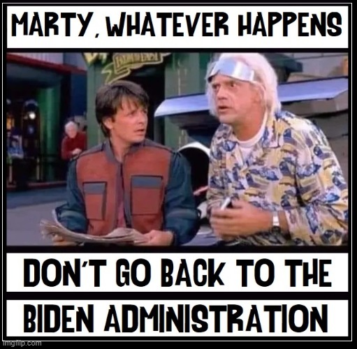 Biden-Harris Years: Worst in U.S. History | image tagged in vince vance,back to the future,marty mcfly,memes,biden harris,administration | made w/ Imgflip meme maker