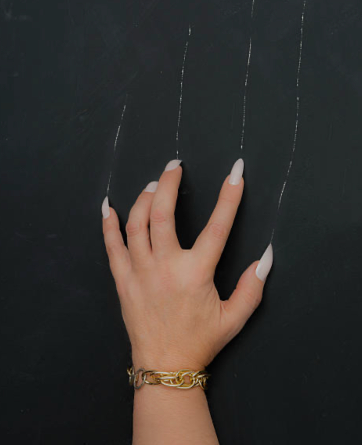 High Quality Nails on a chalkboard Blank Meme Template