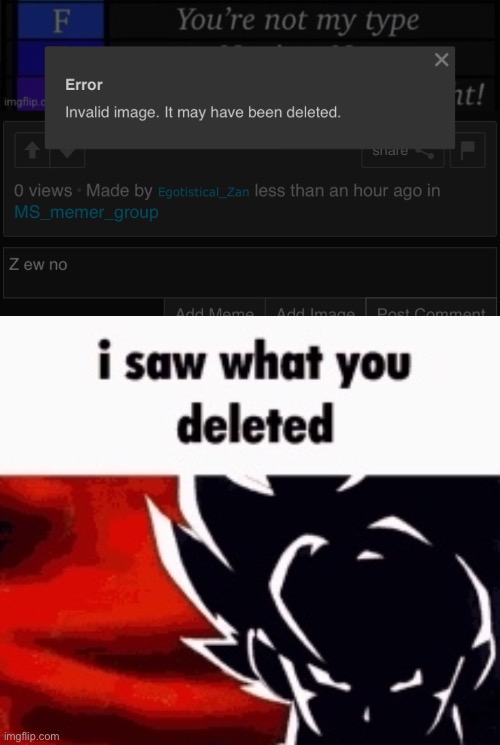 image tagged in i saw what you deleted | made w/ Imgflip meme maker