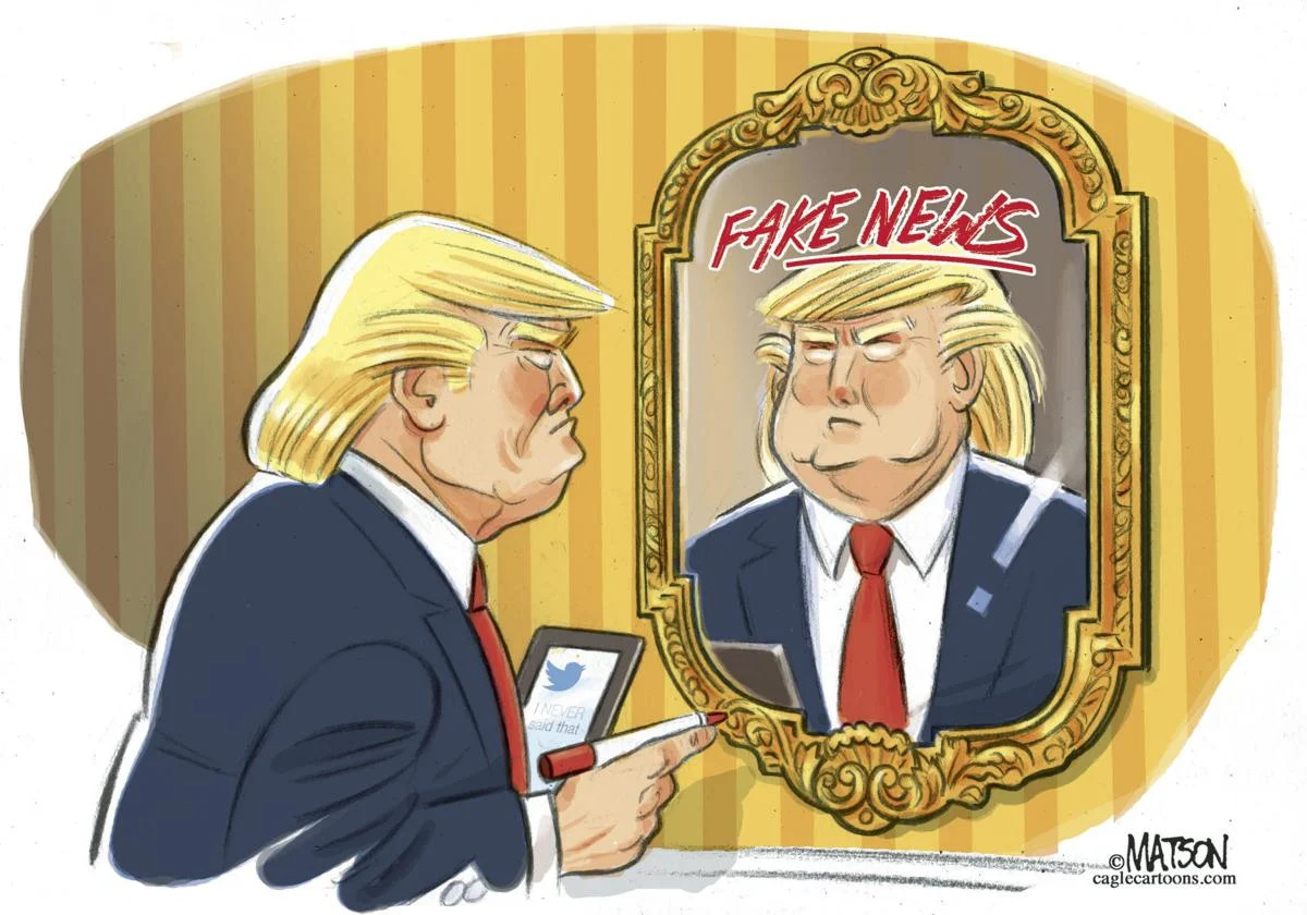 Trump Mirror Blank Meme Template