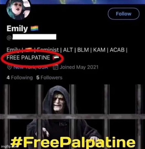 FREE PALPATINE | made w/ Imgflip meme maker