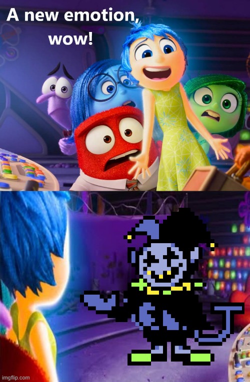 new emotion | image tagged in new emotion,deltarune | made w/ Imgflip meme maker