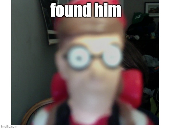 i found waldo | found him | image tagged in waldo,where's waldo | made w/ Imgflip meme maker