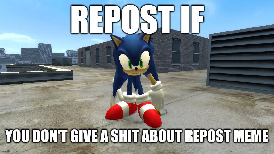 repost if | YOU DON'T GIVE A SHIT ABOUT REPOST MEME | image tagged in repost if | made w/ Imgflip meme maker