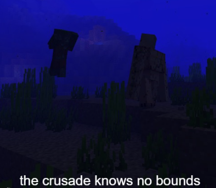 High Quality Iron Golem the crusades knows no bounds Blank Meme Template