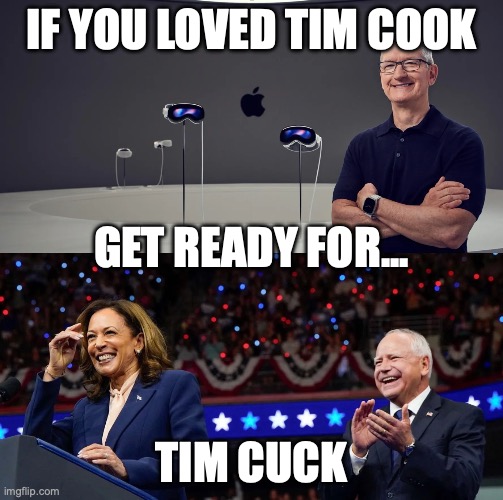 Tim Cuck | IF YOU LOVED TIM COOK; GET READY FOR... TIM CUCK | made w/ Imgflip meme maker