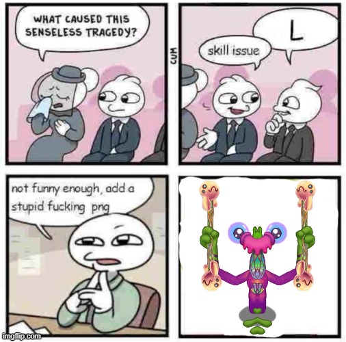 mebkin | image tagged in stupid fu cking png | made w/ Imgflip meme maker
