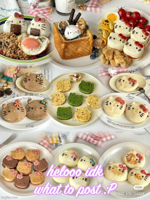 i just posted this bcs i love sanrio stuff ::: | helooo idk what to post :P | made w/ Imgflip meme maker