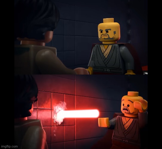 Jedi Bob shocked haters Blank Meme Template