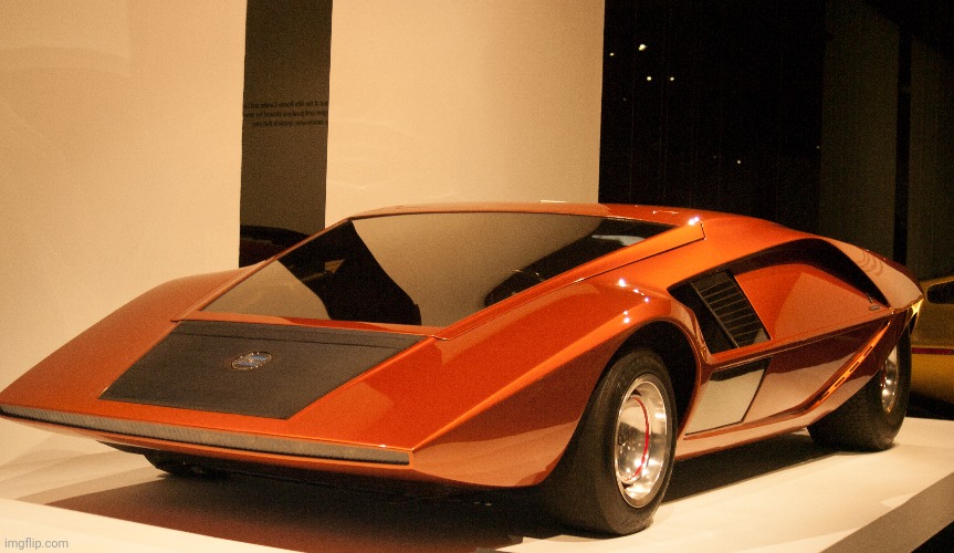 Bertone Lancia Stratos Zero | image tagged in cars,luxury,bertone,lancia,rare,concept | made w/ Imgflip meme maker