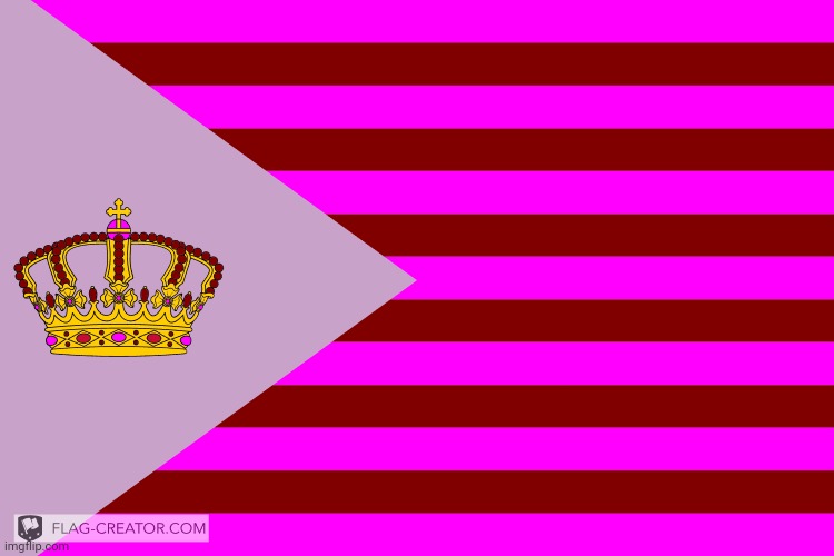 My Empire's flag | image tagged in magenta means pride,maroon means we bathe in the blood of our enemies,lavender represents the blood of our ancestors | made w/ Imgflip meme maker