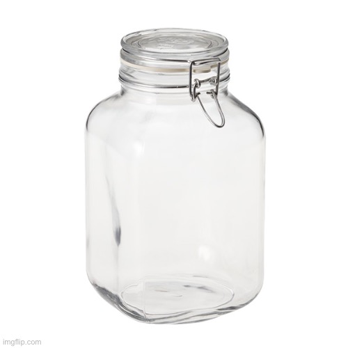 Glass Jar | image tagged in glass jar | made w/ Imgflip meme maker