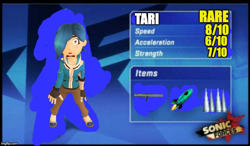 [UPDATED] Sonic Forces Meme Battle | RARE; TARI; 8/10; 6/10; 7/10 | image tagged in updated sonic forces meme battle | made w/ Imgflip meme maker