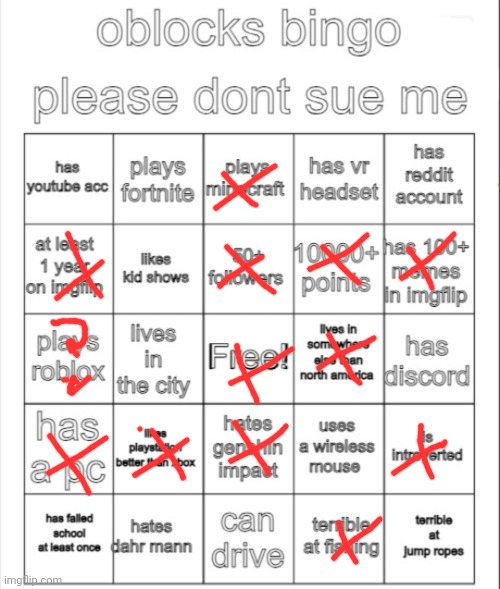 title | image tagged in bingo | made w/ Imgflip meme maker