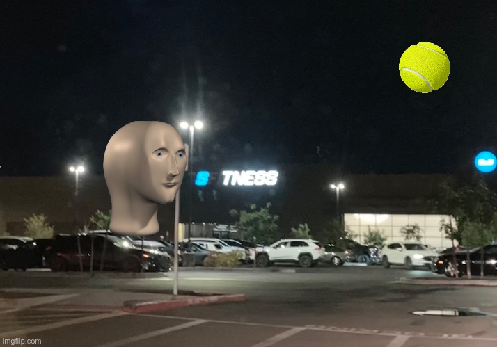 TNESS | image tagged in meme man,stonks,tennis | made w/ Imgflip meme maker