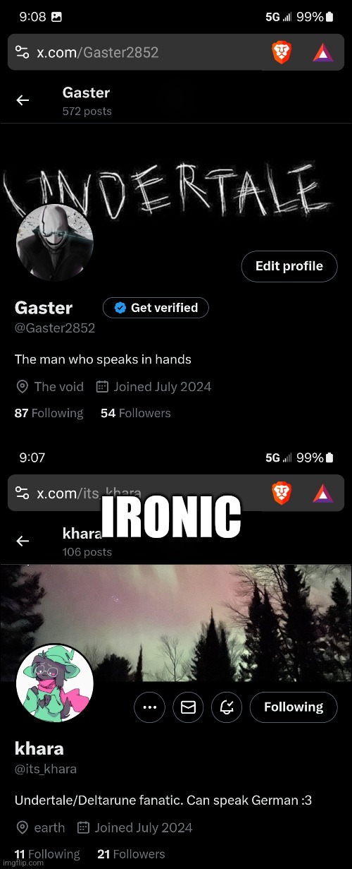 IRONIC | made w/ Imgflip meme maker