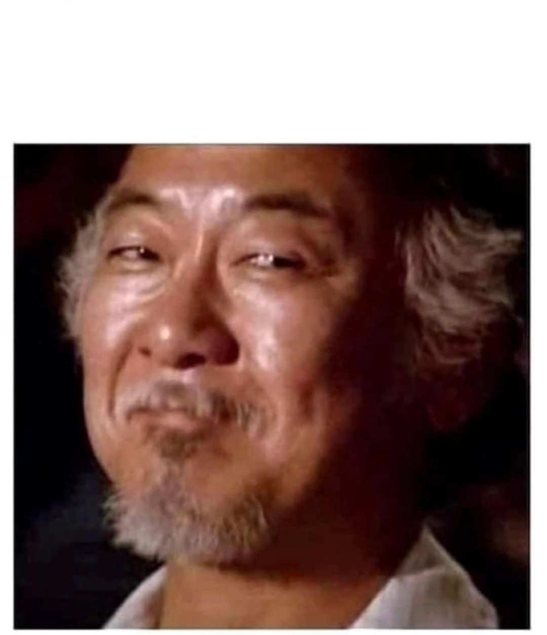 Mr Myagi Approves Blank Meme Template