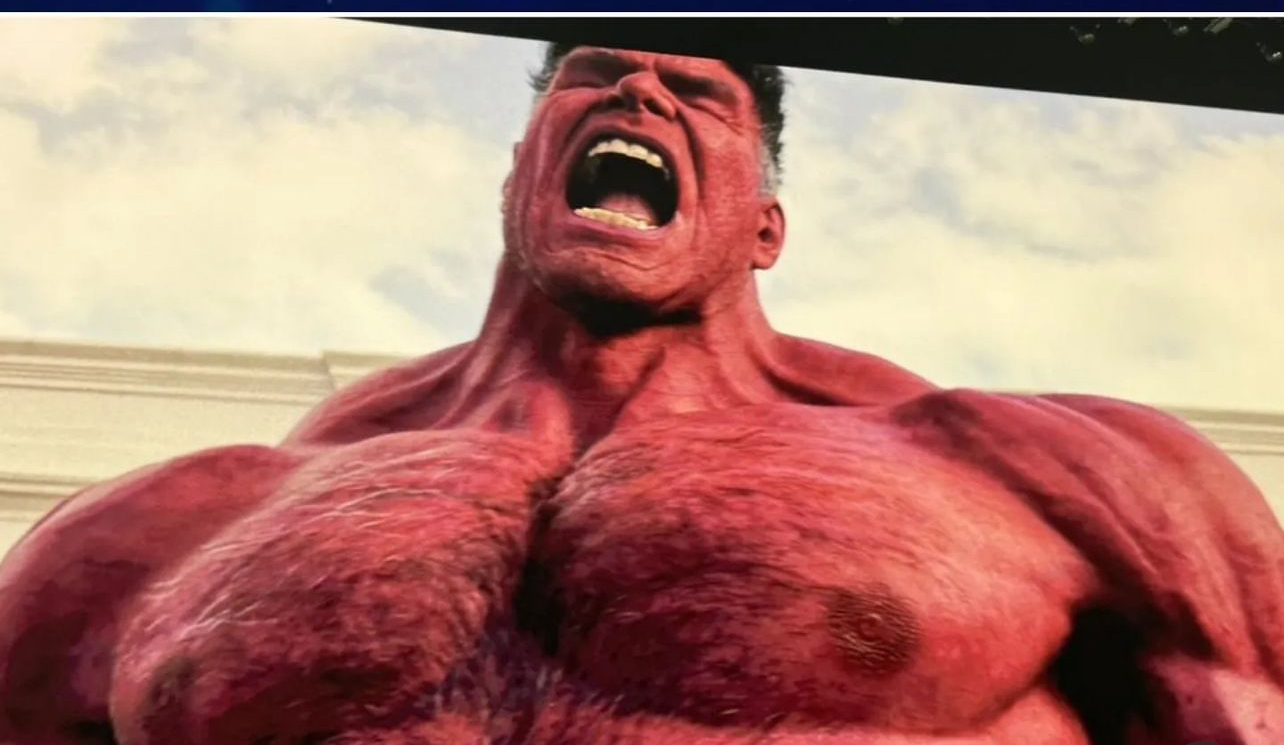 Red hulk Blank Meme Template