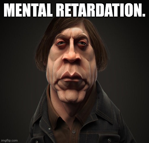 Bait or mental retardation | MENTAL RETARDATION. | image tagged in bait or mental retardation | made w/ Imgflip meme maker