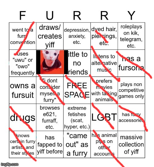 Furry Bingo V2 | image tagged in furry bingo v2 | made w/ Imgflip meme maker