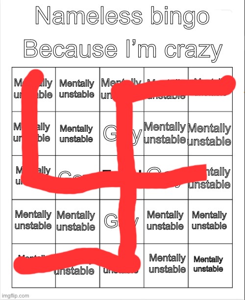 Nameless joke bingo | image tagged in nameless joke bingo | made w/ Imgflip meme maker