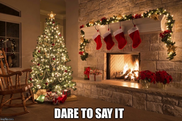 When the Americans want to teach the British a few things about the politics | DARE TO SAY IT | image tagged in merry christmas | made w/ Imgflip meme maker