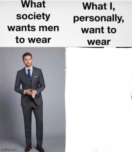 new temp | image tagged in what i personally want to wear | made w/ Imgflip meme maker