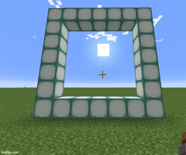 comment and I'll build your icon within this frame | image tagged in minecraft | made w/ Imgflip meme maker