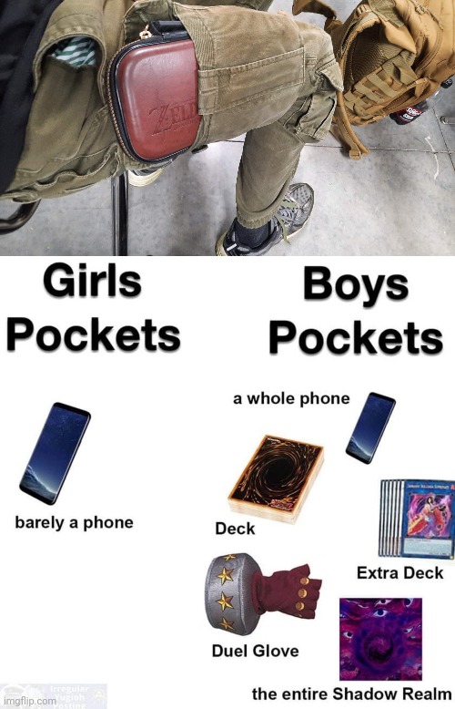 This photo was taken yesterday at my high school. | image tagged in boys pockets,girls pockets,nintendo switch,msmg,high school | made w/ Imgflip meme maker