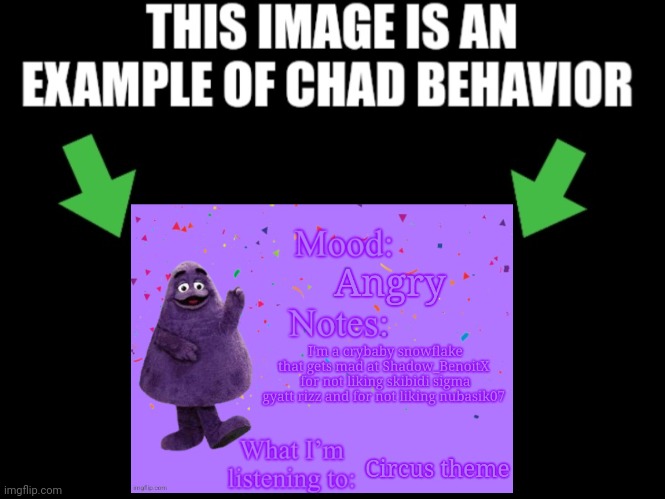 This image is an example of chad behavior dark mode | image tagged in this image is an example of chad behavior dark mode | made w/ Imgflip meme maker