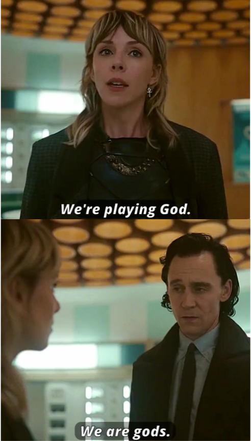 High Quality Loki and Sylvie Automat convo Blank Meme Template