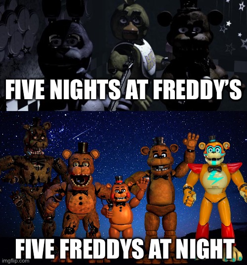 Roses are red BB got my light you better run from Five Freddys at Night | FIVE NIGHTS AT FREDDY’S; FIVE FREDDYS AT NIGHT | image tagged in five nights at freddy's,night sky,five freddys at night,puns,dank memes,shitpost | made w/ Imgflip meme maker