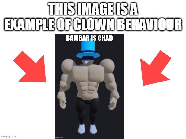 This image is a example of clown behaviour | image tagged in this image is a example of clown behaviour | made w/ Imgflip meme maker