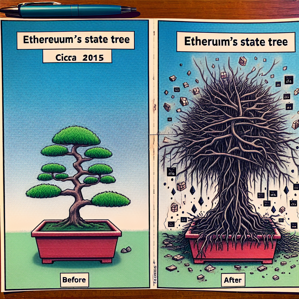 Ethereum's ever growing state tree Blank Meme Template