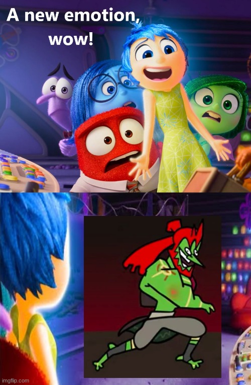 hola you seem to have caught me mid sauvemente | image tagged in inside out new emotion,legend of zelda,terminalmontage | made w/ Imgflip meme maker