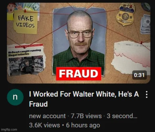 REEL?!1!1! | image tagged in walter white,funny | made w/ Imgflip meme maker