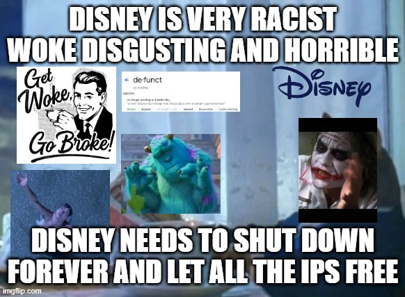 woke disney Blank Meme Template