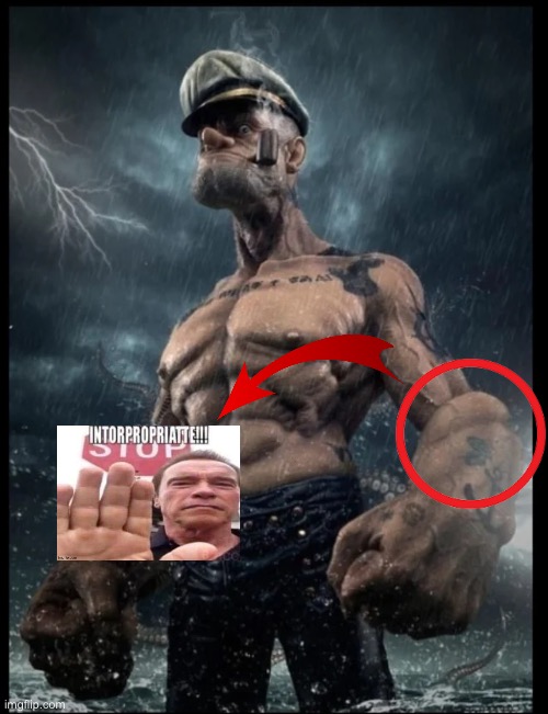 popeye in the rain | image tagged in popeye in the rain | made w/ Imgflip meme maker