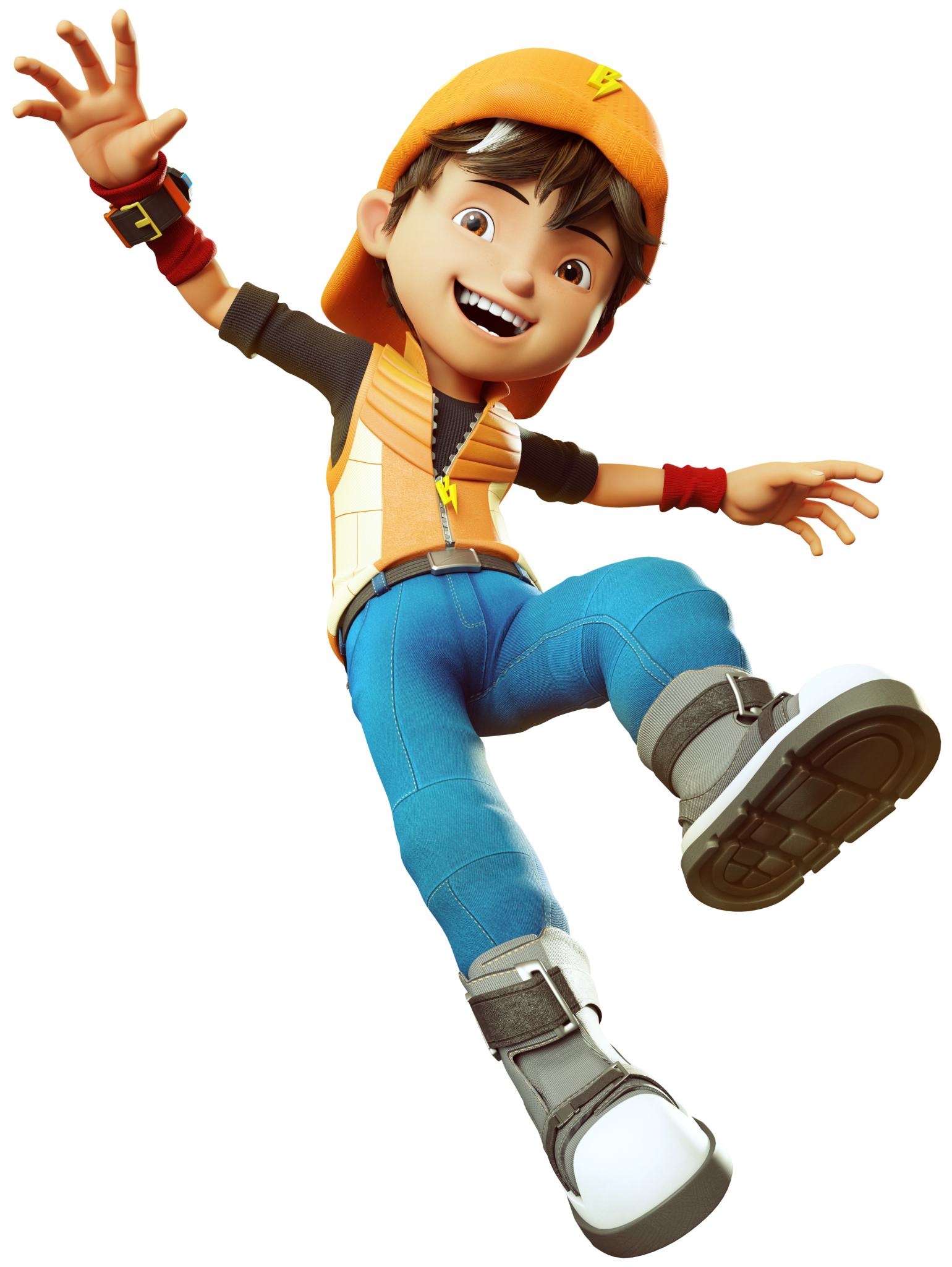 High Quality Boboiboy (Boboiboy Galaxy Season 2, Render PNG) Blank Meme Template