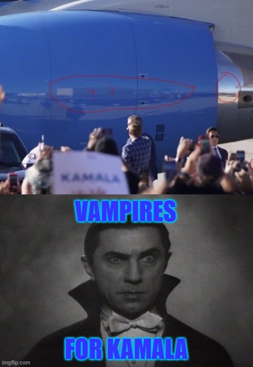 Weird Crowds | VAMPIRES; FOR KAMALA | image tagged in og vampire | made w/ Imgflip meme maker