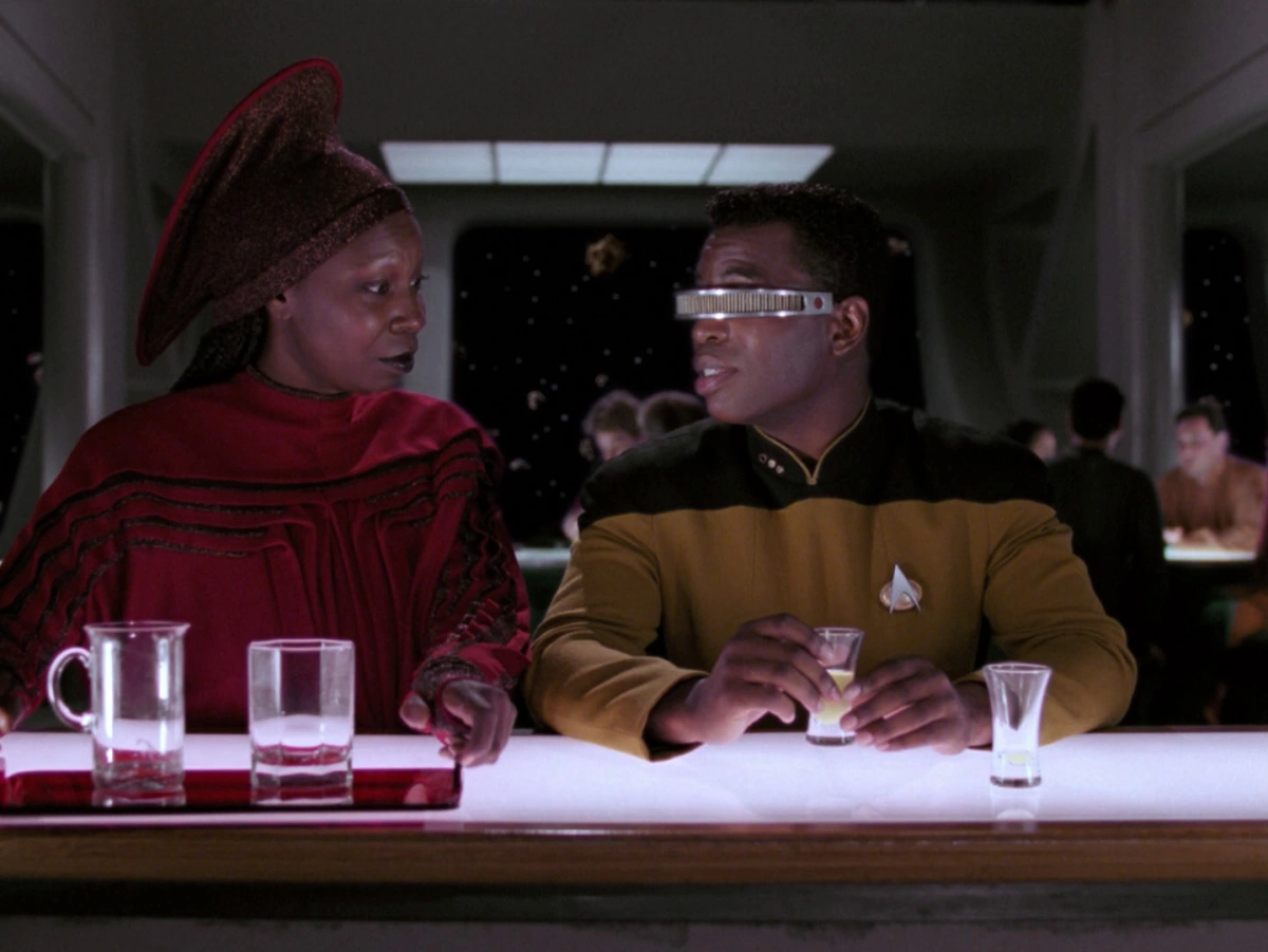 Geordi Guinan Blank Meme Template