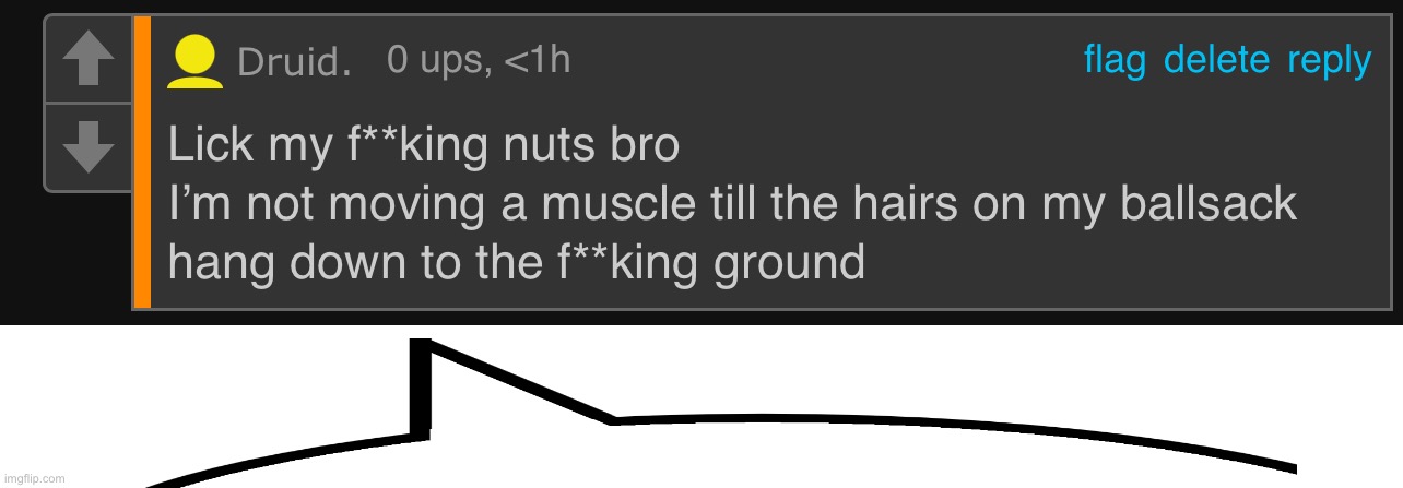 Druid comment | image tagged in i love 4y olds 3 | made w/ Imgflip meme maker