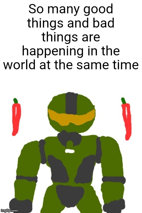 Such as USA winning the Olympics while MrBeast faces allegations | So many good things and bad things are happening in the world at the same time | image tagged in spicymasterchief's announcement template,olympics,mrbeast,memes | made w/ Imgflip meme maker