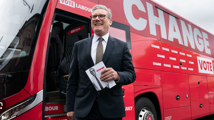 Starmer Bus Blank Meme Template