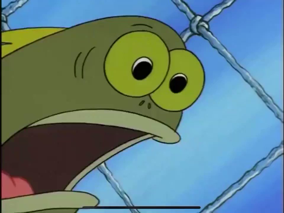 Spongebob WHAT fish Blank Meme Template