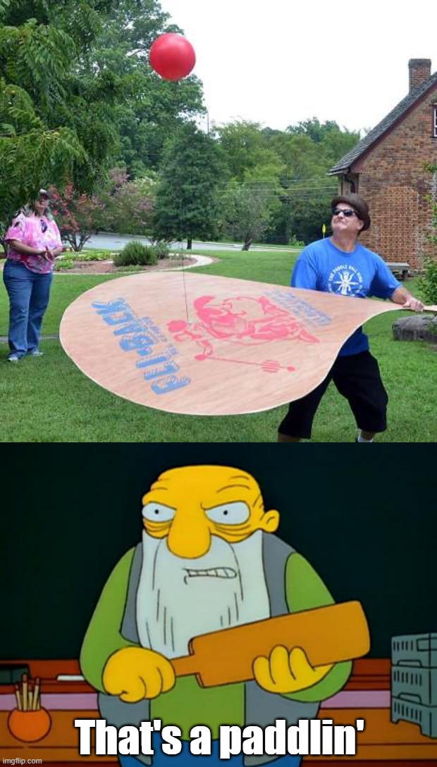 Big paddle | That's a paddlin' | image tagged in thats a paddlin' | made w/ Imgflip meme maker