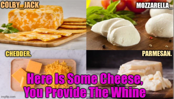 cheese | Here Is Some Cheese, You Provide The Whine | image tagged in cheese | made w/ Imgflip meme maker