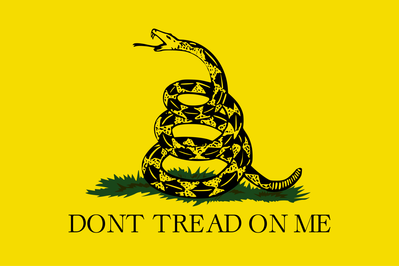 Gadsden Flag Blank Meme Template