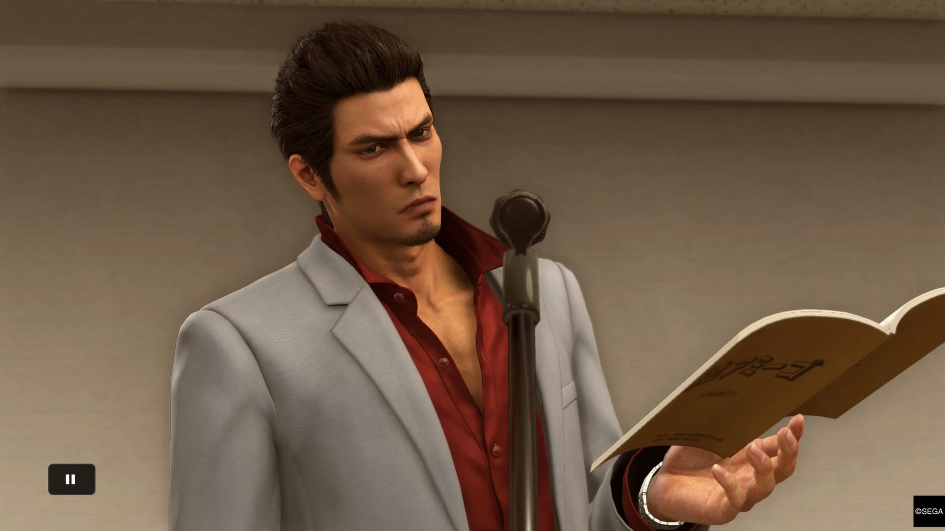 High Quality Disgusted Kiryu Blank Meme Template